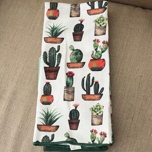TheSloppyChef Cactus Kitchen Towels Set of 3 Microfiber 16x26 NWT